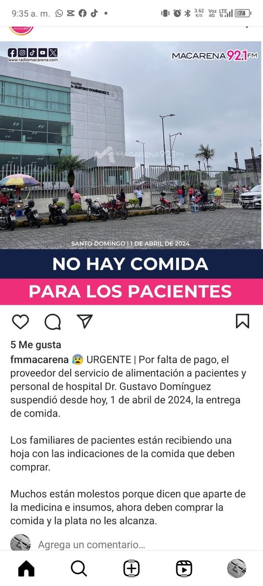 Continua el deterioro de las instituciones públicas.la salud de mal en peor @alexismoncayo @fabriciovelav @TMT30_ @hreyesaguinaga @AlmaMiaEcu @DDavidVillamar @PattoMAZEL @forosaludec @FerCornejoLeon