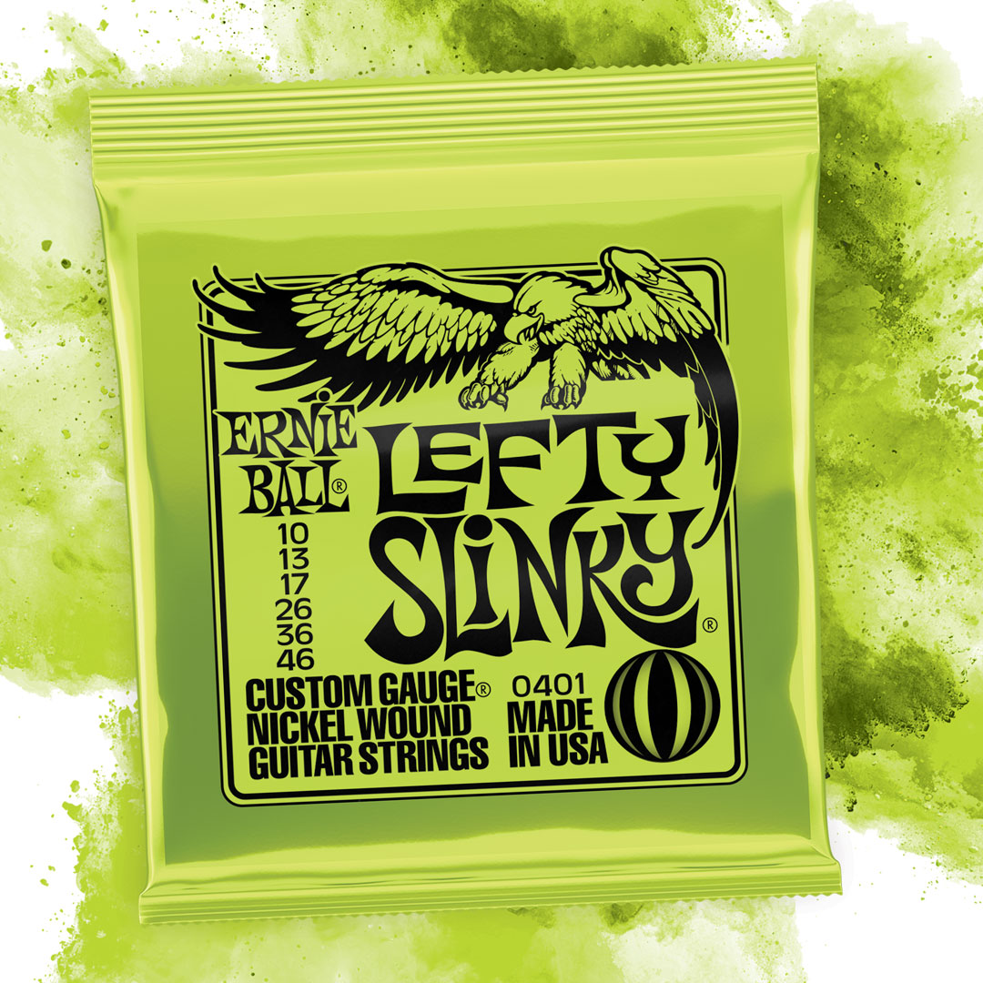 ernieball's tweet image. Slinkys...Now in left handed!