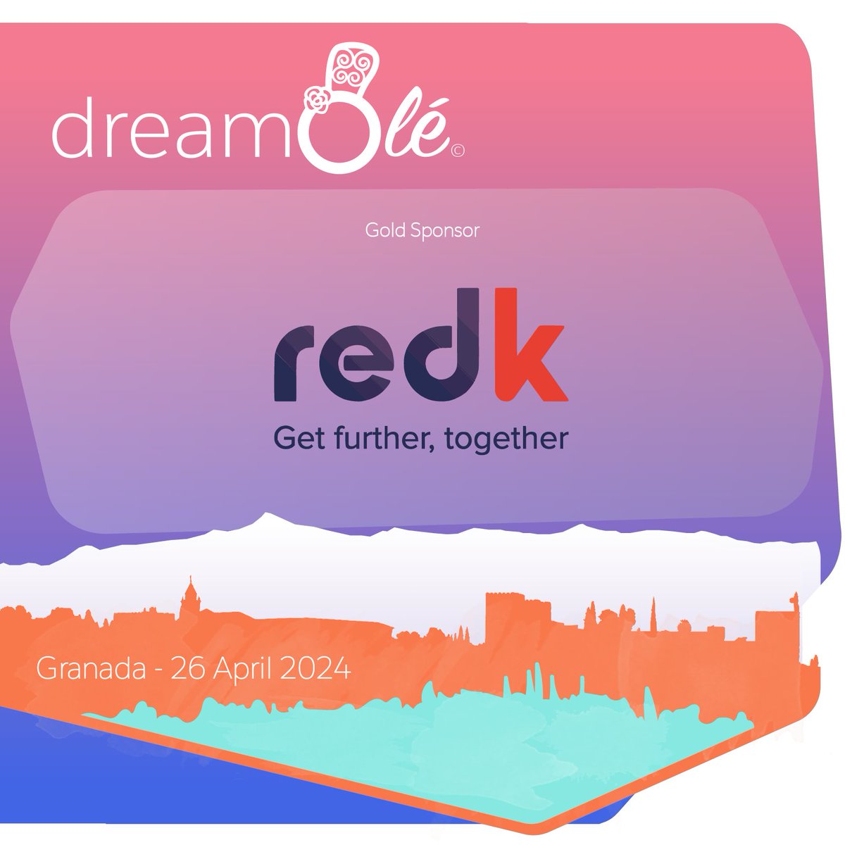 🙌Another great news for today...🙌 We want to give a warm welcome to @redk_Spain, without missing this year they join us again in #dreamOlé24 as 💛GOLD Sponsor💛 Look out for them in our EXPO to chat, April 26th in #Granada! #TrailblazerCommunity #SalesforceOhana #Spain