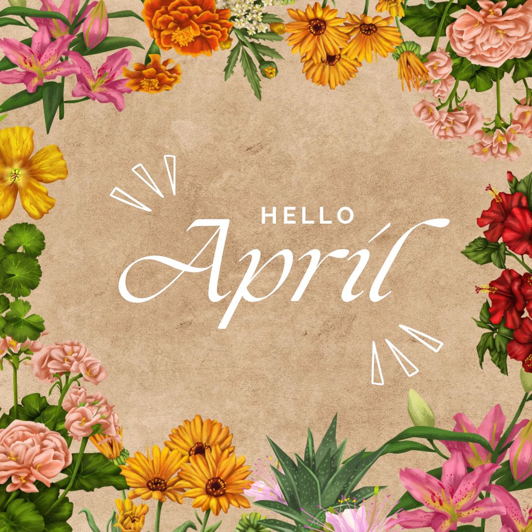 kmariekitchen's tweet photo. Hello April!! 🌺🪷🌷🌸 https://t.co/Sx0ZngcI3q