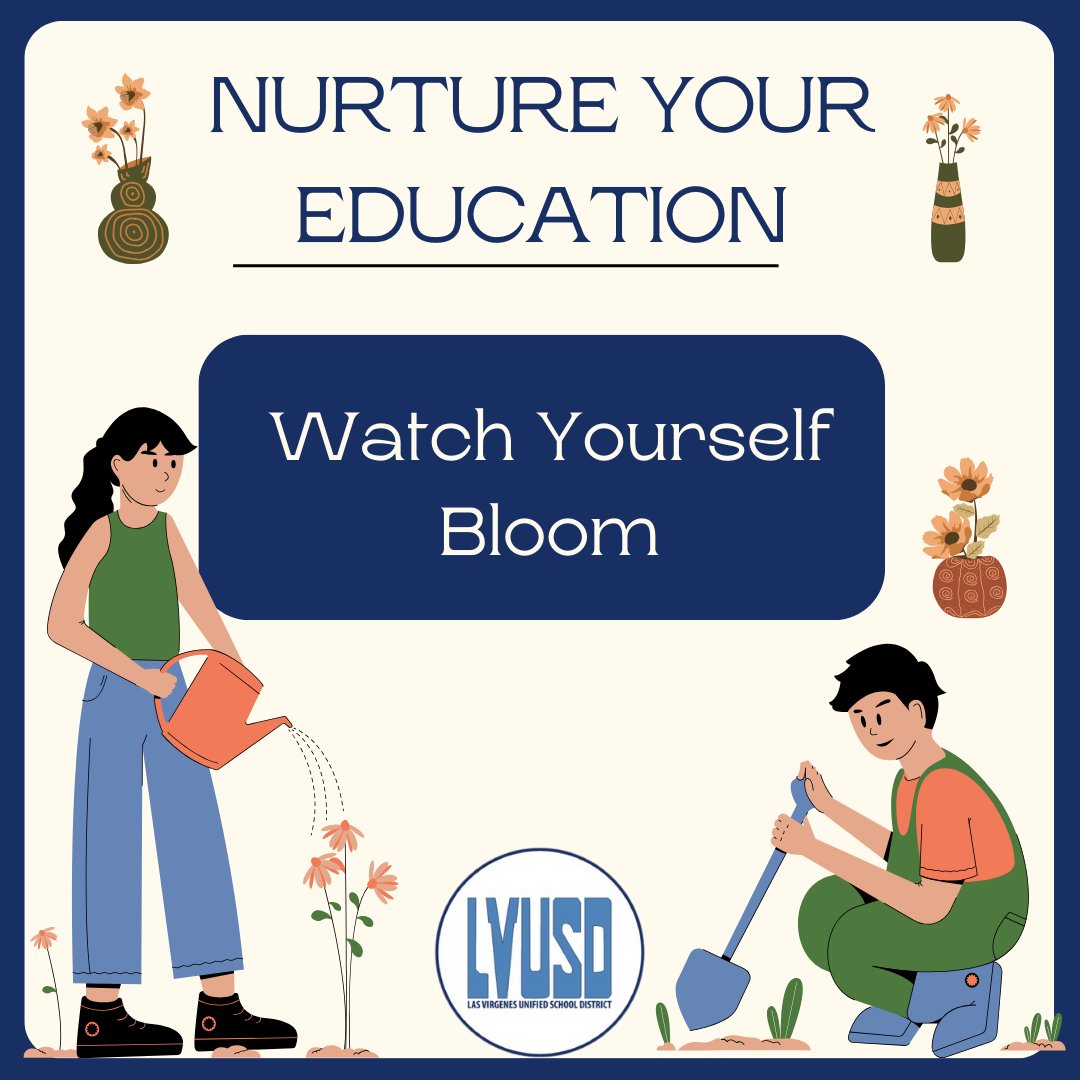 Nurture your education, watch yourself bloom, and let the roots of learning anchor your future success. #AttendanceMatters