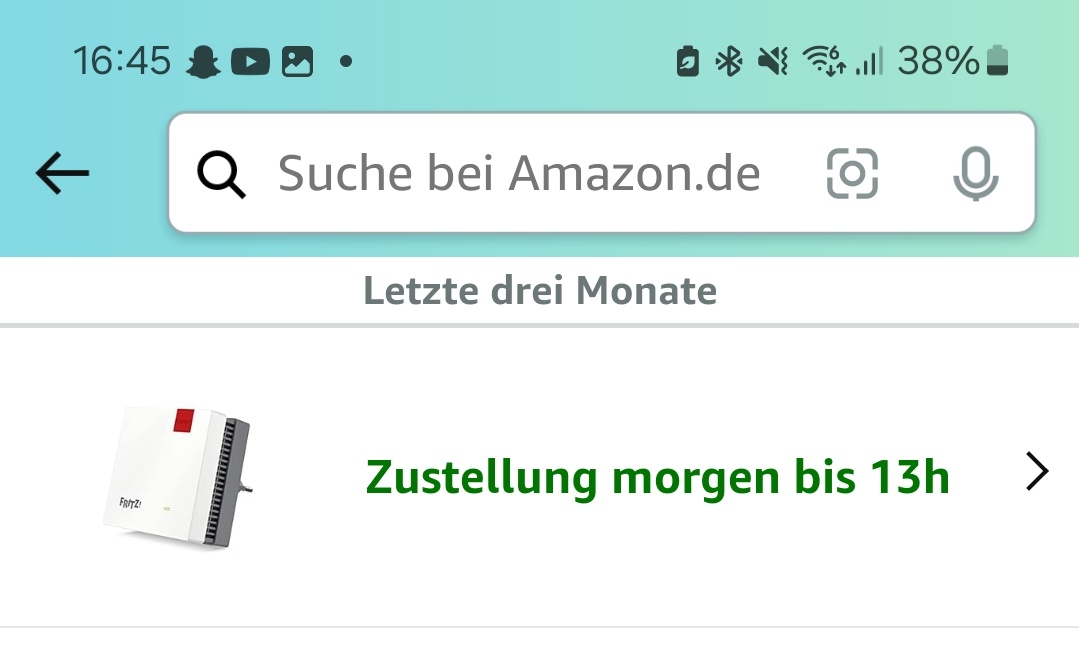 Robin141404's tweet photo. @AVM_DE Ich hoffe, ich habe mit dem Fritz!Repeater 1200 AX eine gute und langlebige Lösung gefunden 😉. Bis jetzt habe ich nur Gutes mit AVM erlebt! Ich bin gespannt auf das Produkt 🙂. Dank @amazonDE kommt es morgen per Eilversand an 🤓. Verwendung: im Gartenhaus! 🏡 https://t.co/iRdlDZT7sg