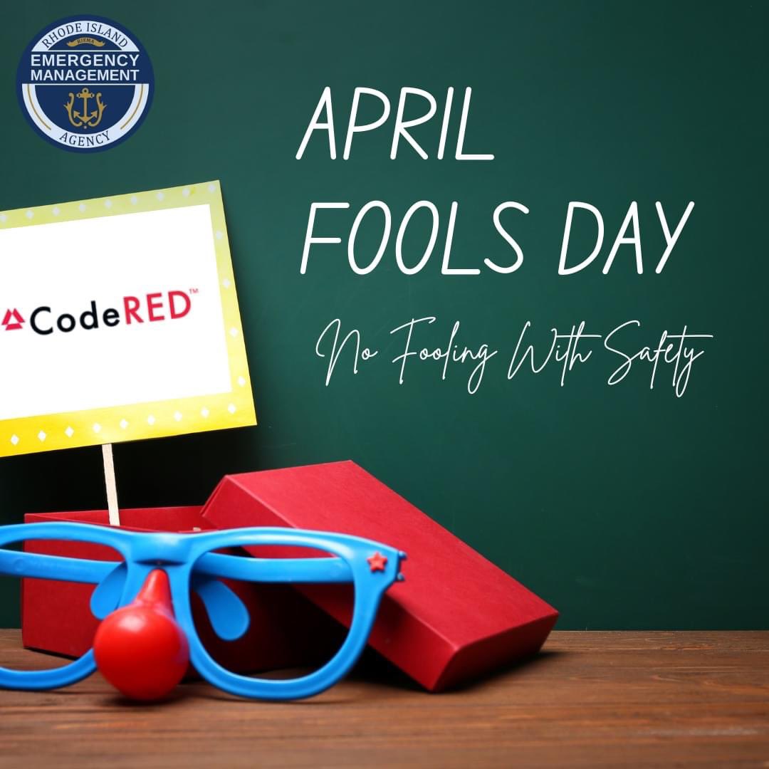 Don't be fooled this April 1st – emergencies are no joke! While pranks might get a laugh, being prepared is serious business. So, while you're setting up those April Fools' shenanigans, don’t forget to set up your emergency alerts too. Sign up for Code Red alerts at…