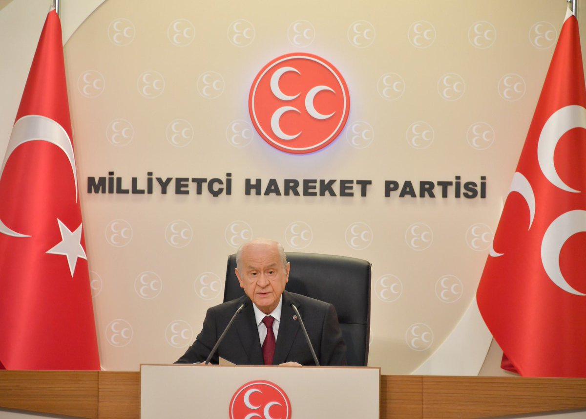 Genel Başkanımız Sayın Devlet Bahçeli’nin, 31 Mart Mahalli İdareler Seçimlerinin Geçici Sonuçlarıyla ilgili yapmış oldukları yazılı basın açıklaması.
1 Nisan 2024

mhp.org.tr/htmldocs/genel…