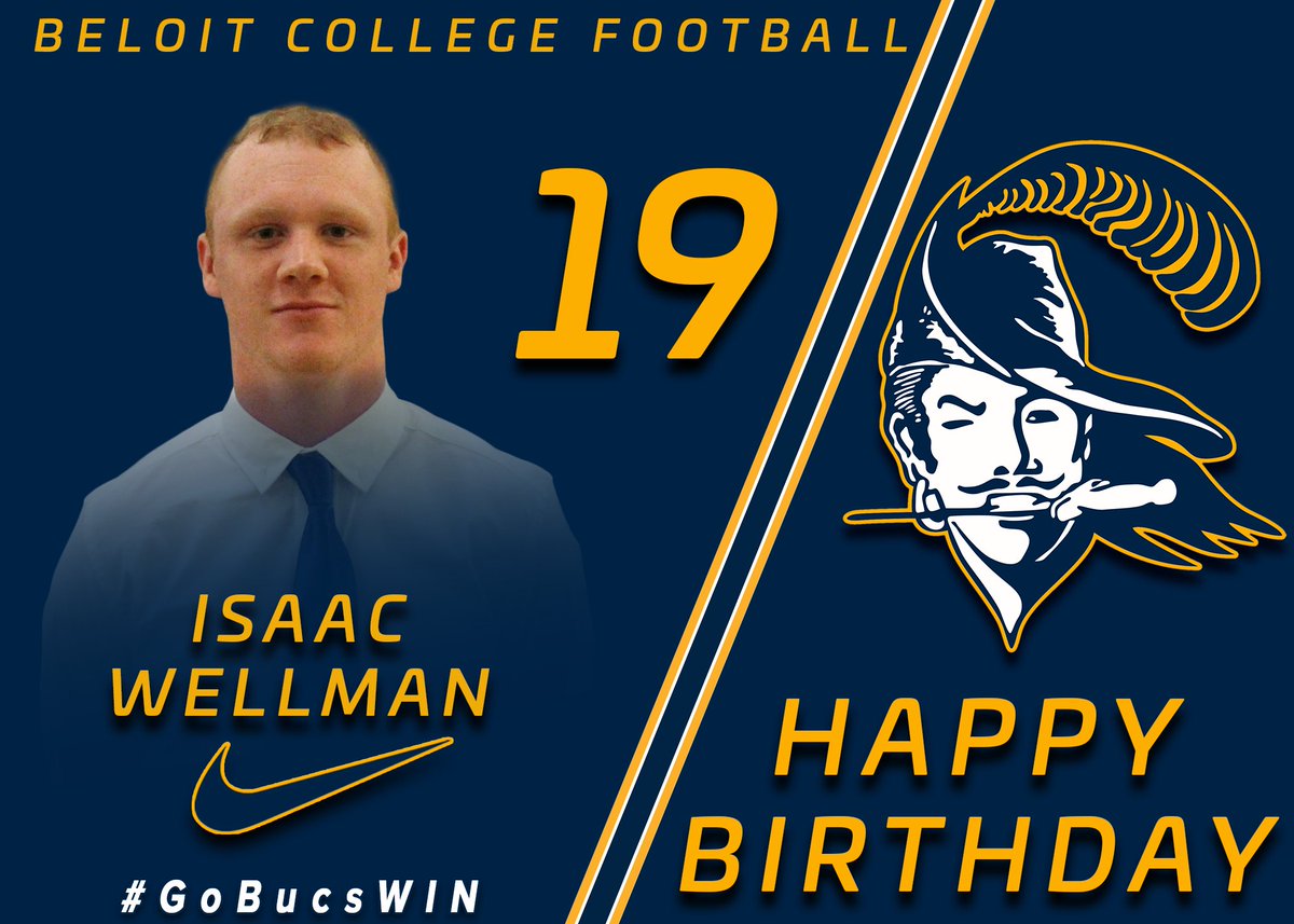 Let’s wish our very own Isaac Wellman a Happy Birthday! #GoBucsWIN