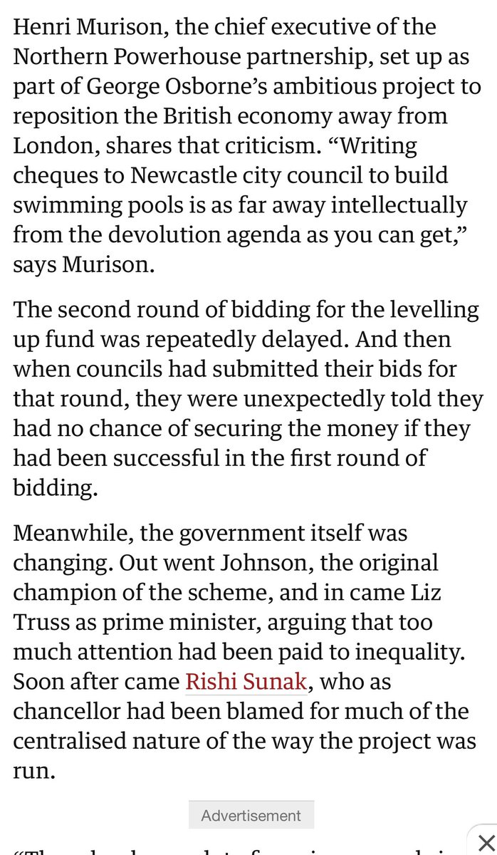 Read @kiranstacey Britain’s levelling up agenda was stymied from the very start @Meg_HillierMP Chair @CommonsPAC, @John4Carlisle Chair @NRG_Comms, @GregClarkMP former Business & Levelling Up Secretary, @Miatsf, @AngelaRayner & me for @NP_Partnership theguardian.com/uk-news/2024/a…