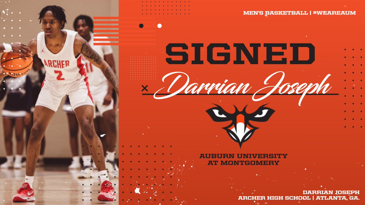 ✍️NEW SIGNEE✍️ Welcome to the Warhawk 🏀, DJ! #WeAreAUM