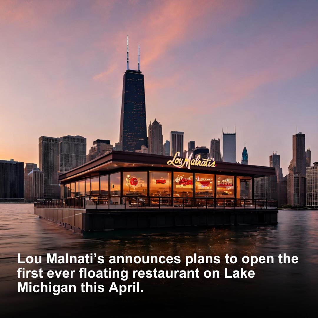 We're launching something so hot, we had to cool off by opening the first-ever floating restaurant on Lake Michigan. Click the 🔗 to learn more about what's in store for April 5th ➡️ loumalnatis.com/hotnews