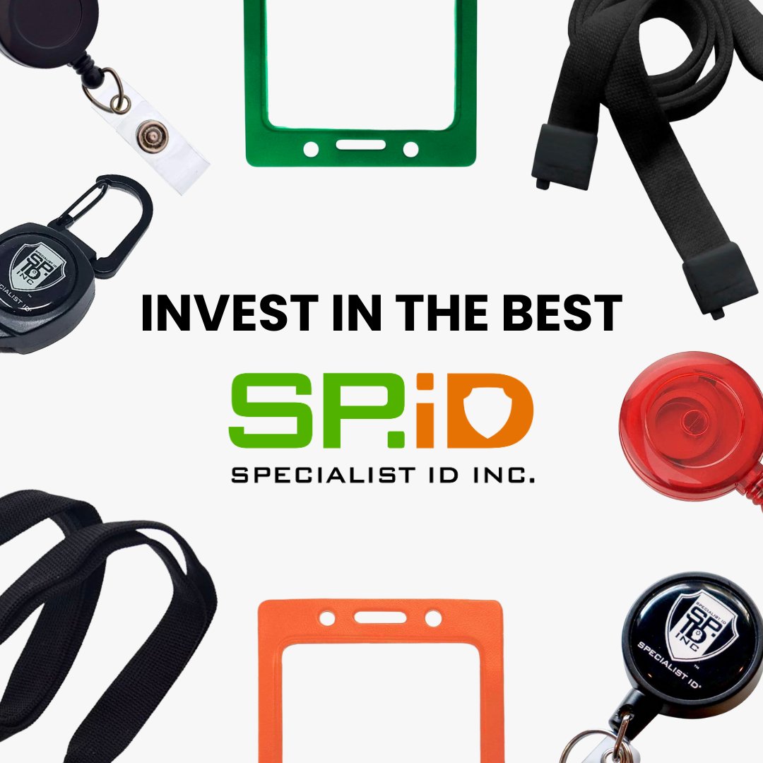 Say goodbye to lost IDs with our lanyards, badge reels, and ID holders! Keep your IDs safe, secure, and always within reach.

Shop now: specialistid.com
