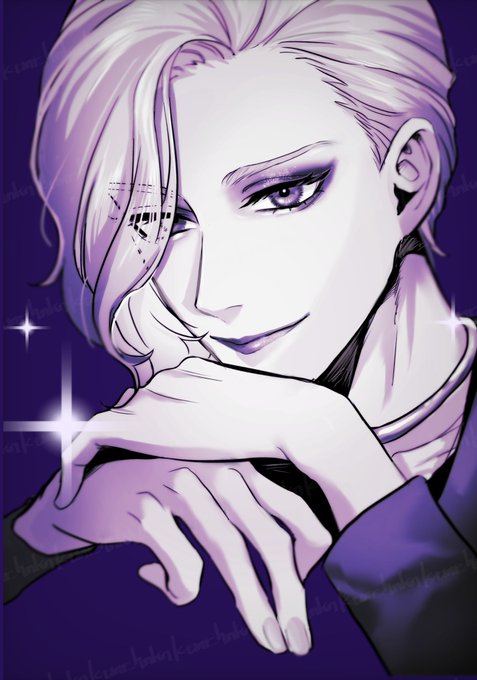 「男の子 紫」のTwitter画像/イラスト(新着)