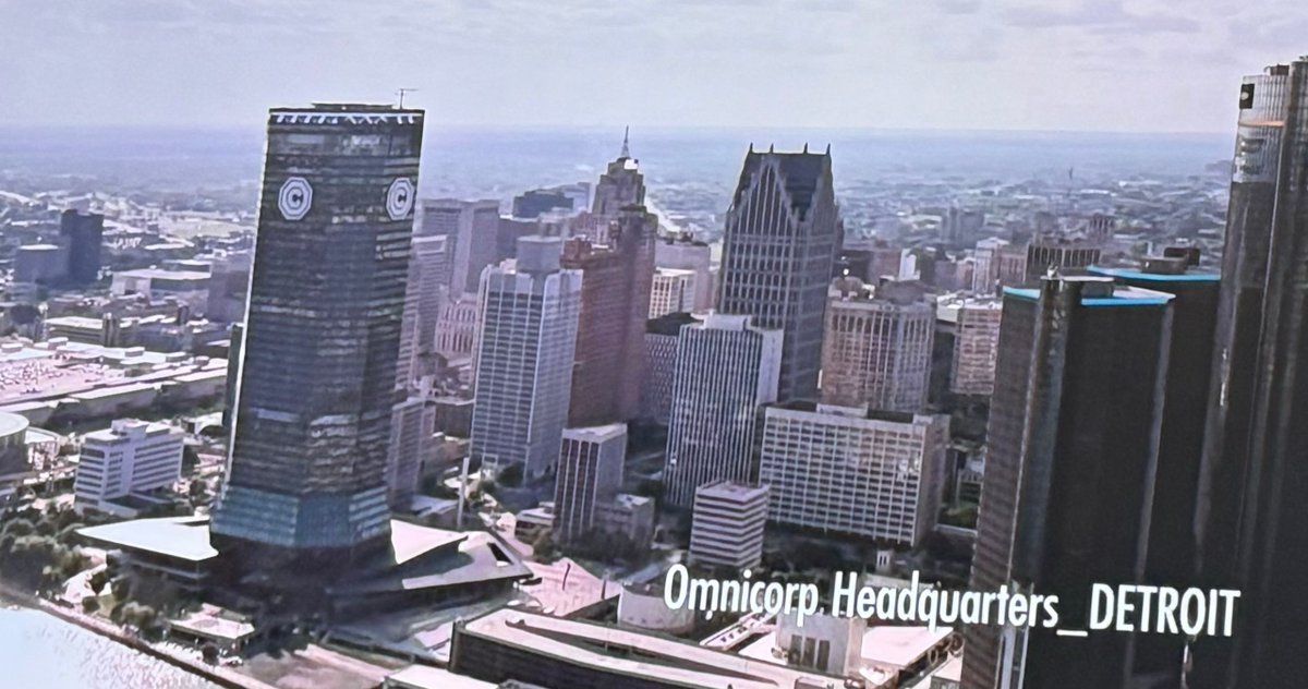 **BREAKING NEWS**⁠ ⁠ DETROIT, April 1, 2024 - In an unexpected turn of events, Hart Plaza, a landmark of Detroit's cultural landscape, has been overtaken by Omnicorp 😮 ⁠ Robocop wya?