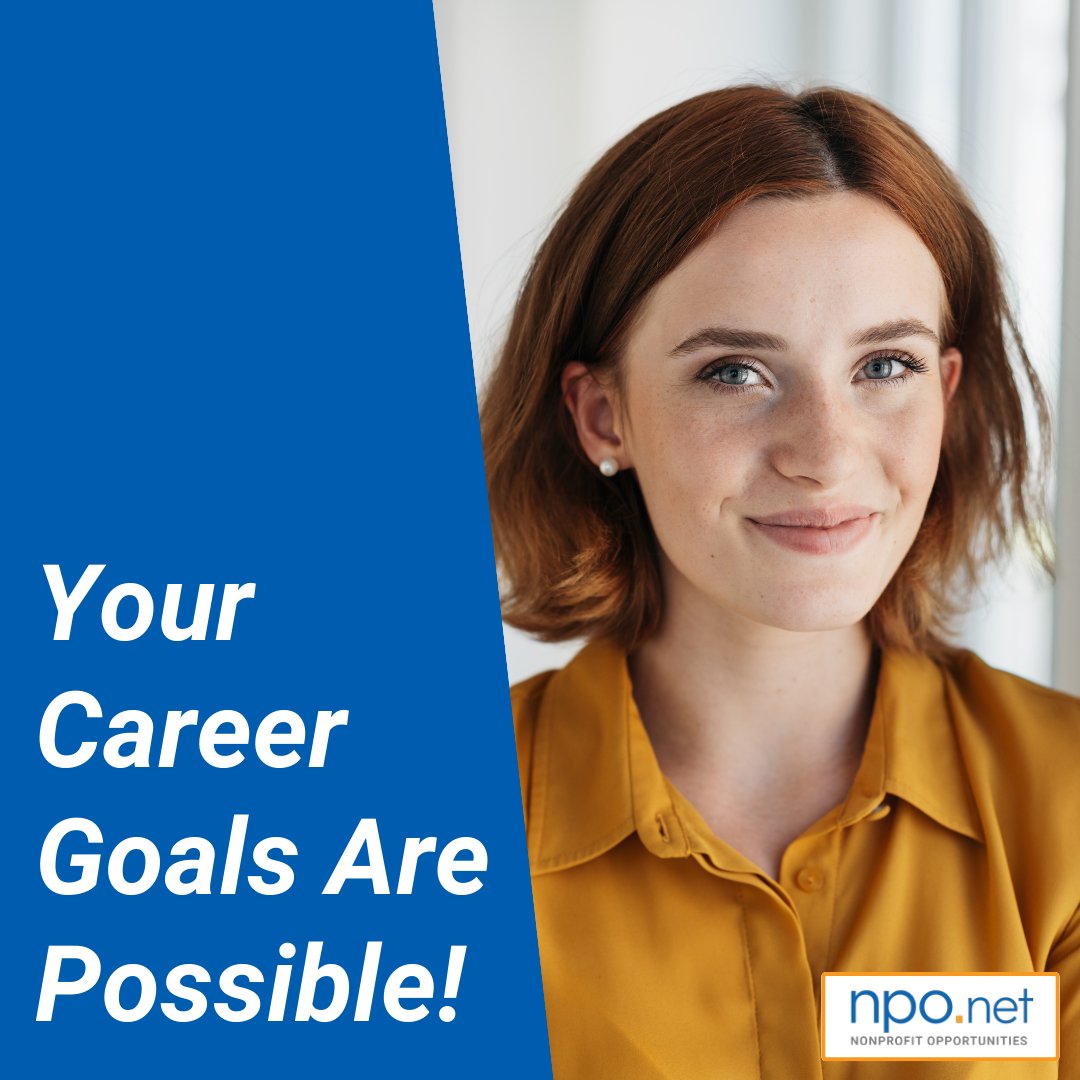 Where do you want to be in a year? Our relationship with non-profits can connect you with an organization that will help you reach your goals. Begin your job search at careers.npo.net.