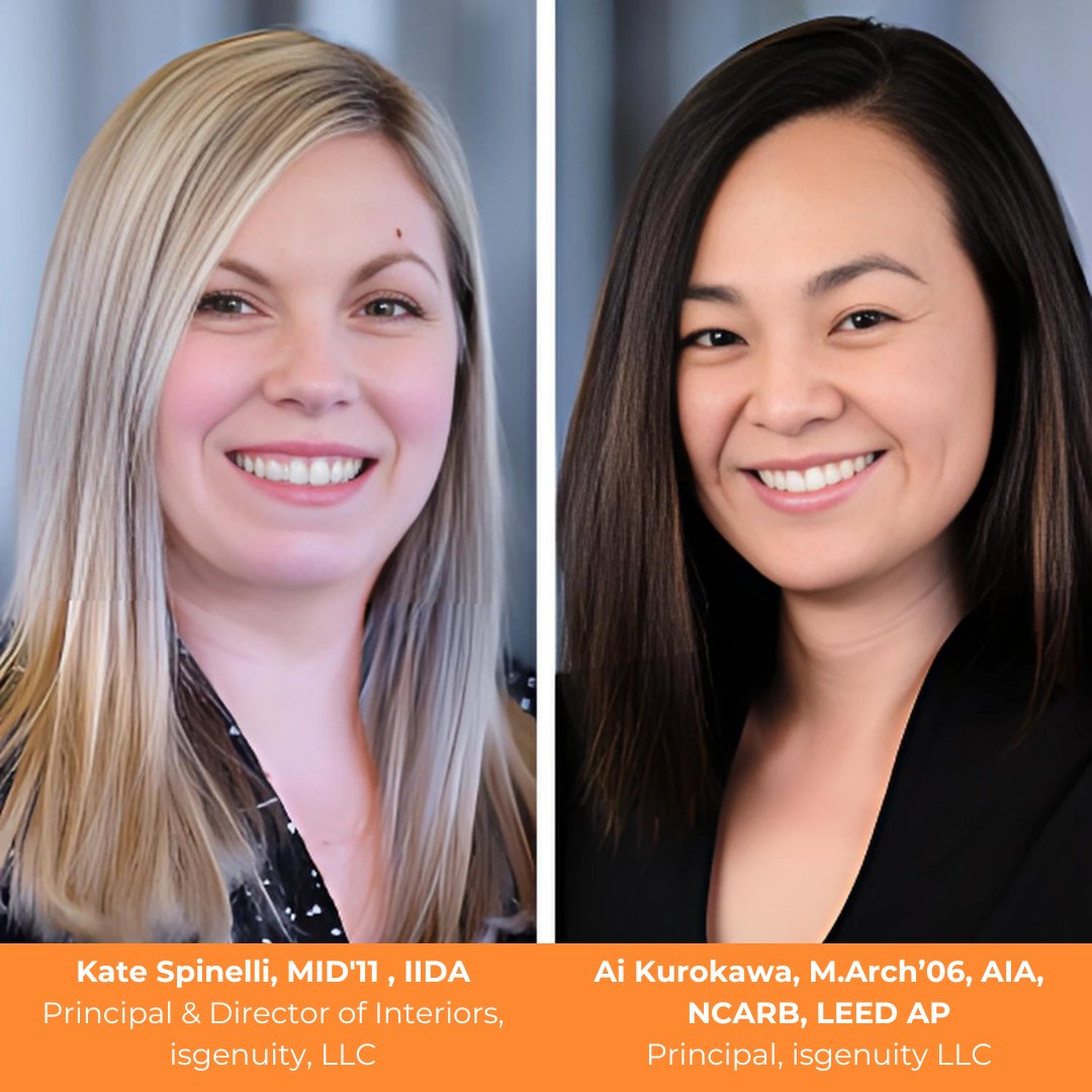 This Friday is BAC Talks! Join us to hear from Ai Kurokawa, M.Arch’06, Principal, isgenuity LLC and Kate Spinelli, MID'11, Principal & Director of Interiors, isgenuity LLC who will be presenting “Inclusive Design: Designing For, Designing With” at 4:00PM. hubs.la/Q02rjKG00