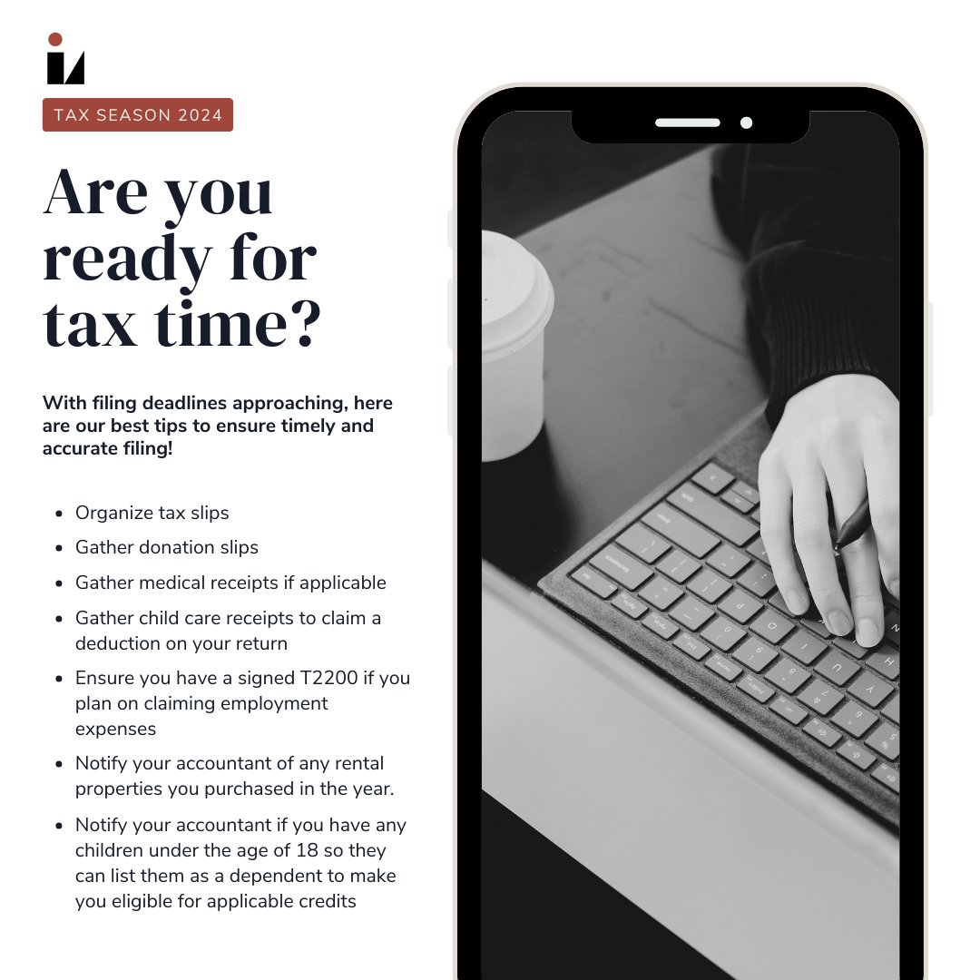 If you haven't already submitted your personal tax documents, ensure to review these tips and organize your information as soon as possible to ensure accurate and timely filing ! #TaxSeason2024