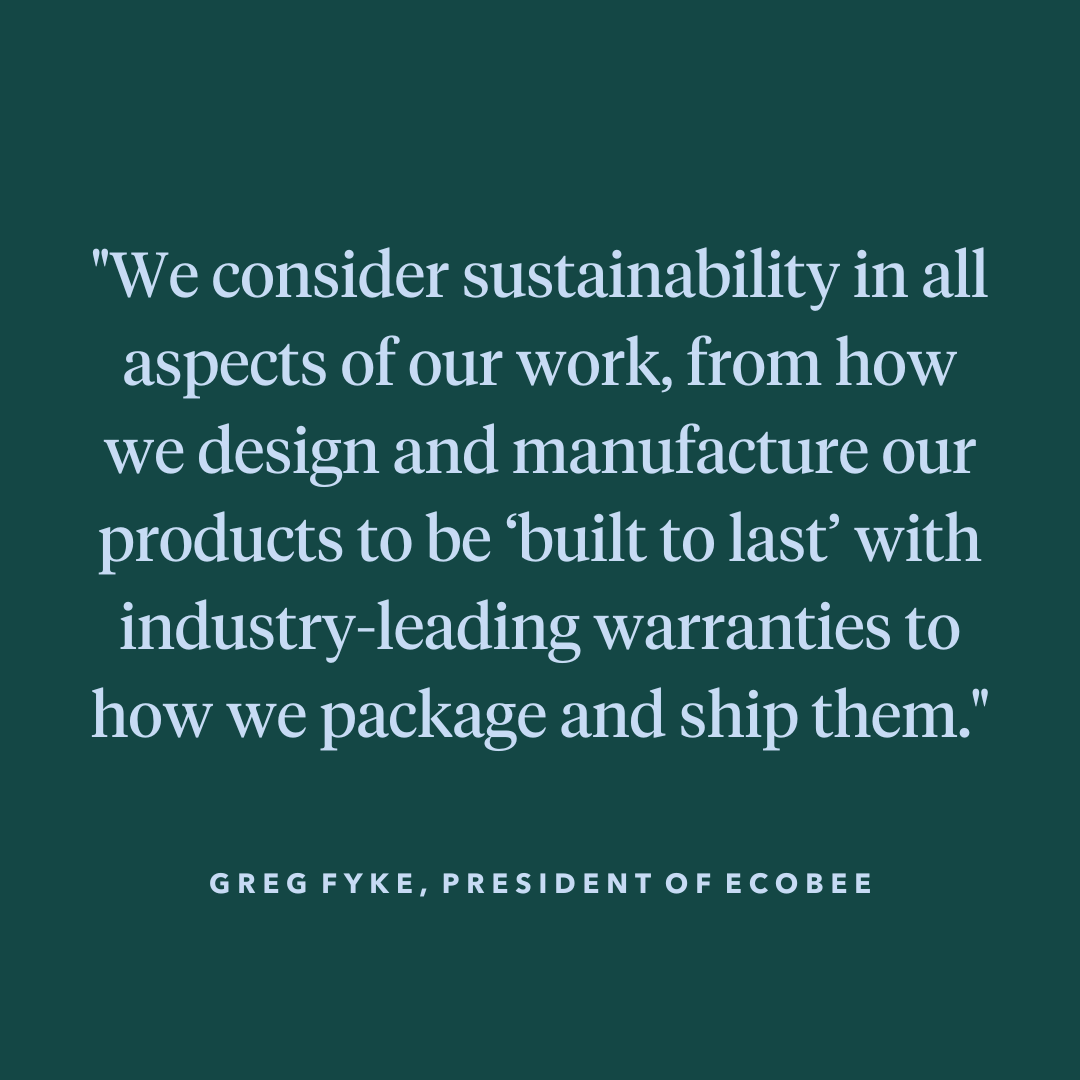 #Sustainability is at the core of everything we do at ecobee. Tap the link to hear why we're feeling hopeful in 2024. 🍃 #EarthMonth #ecobee bit.ly/3PLJSSB