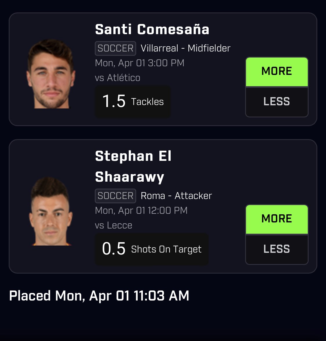 beefprops's tweet photo. Favorite prop is Ryan
Same unit on all
#fัั #prizepicks #sportsbettingtwitter #sportsbetting #gamblingtwitter #nba #nbaprizepicks #soccerbets #soccerprizepicks #nbabets #DFS #2Hbets #prizepickslocks #prizepicksoccer #prizepickpotd #nfl #prizepicksnfl #potd https://t.co/nTJCsBX41V