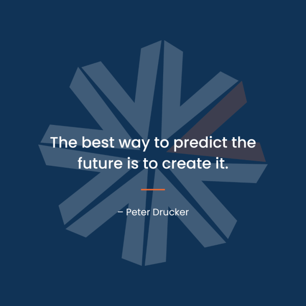 J_Algate_IT's tweet photo. "The best way to predict the future is to create it." – Peter Drucker https://t.co/dqQDkUUmj0