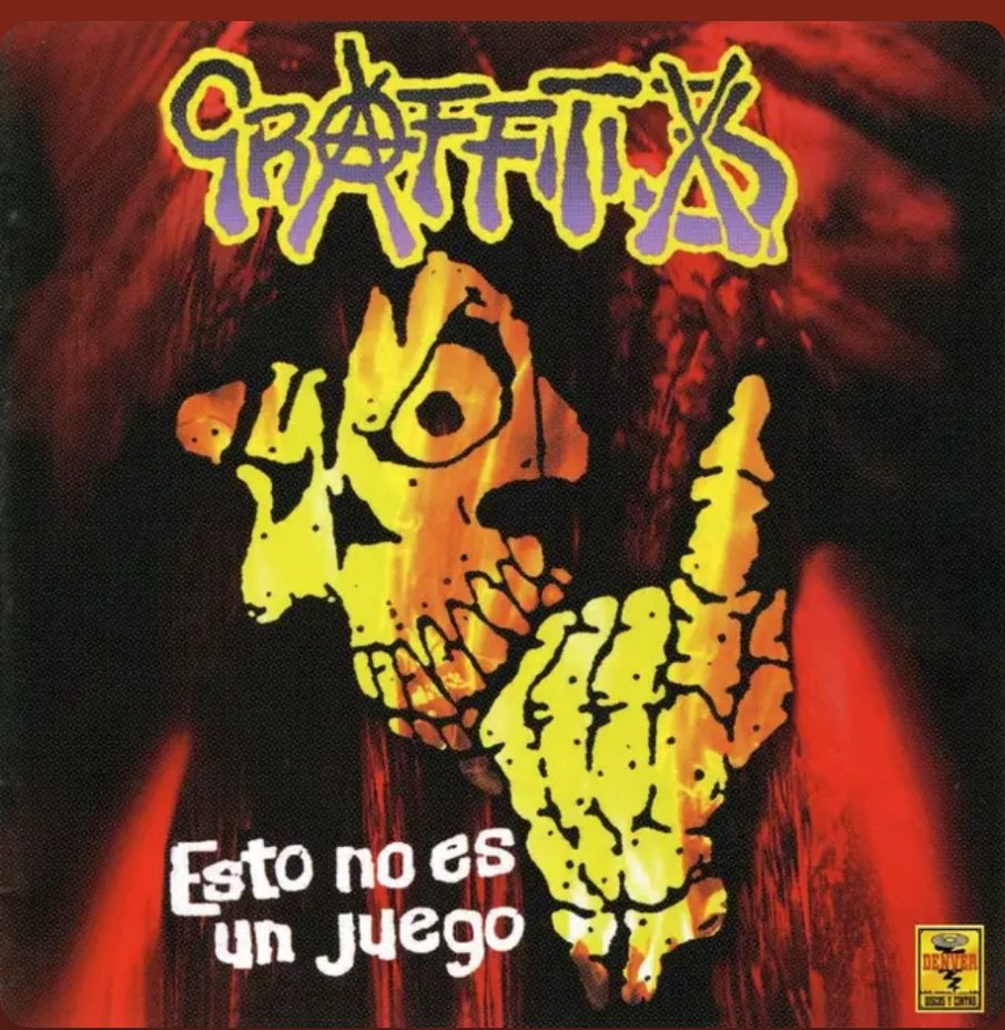 Discos Denver Editó en 1998 La Tercera Producción de Graffitti 3X 'Esto No es un Juego' Aquí Participó Jhonny Vomit en Los Coros de Sin Sentimientos !! Que Rola Recuerdas de éste Álbum ? @prestareactor @elomar_ze @PacoMemoRock #Lunes #90s #QueElRockSea #Rockmex #Discosolvidados