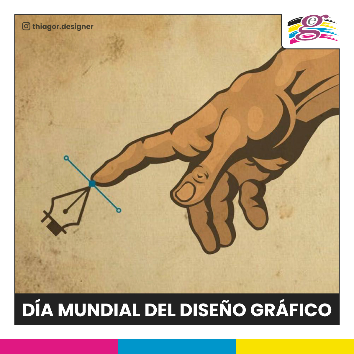 “El diseño gráfico no es lo que ves, sino lo que debes hacer que otras personas vean” (Edgar Degas). 🎉🖥️✒️
.
.
#GamaEtiquetas #SomosGama #SomosIndustria #DiaDelDiseñador #DiseñoGrafico #GraphicDesign #creatividad