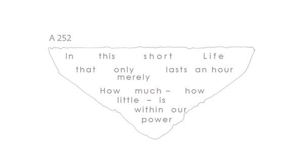 In this short Life that only lasts an hour merely How much—how little—is within our power. —Emily Dickinson