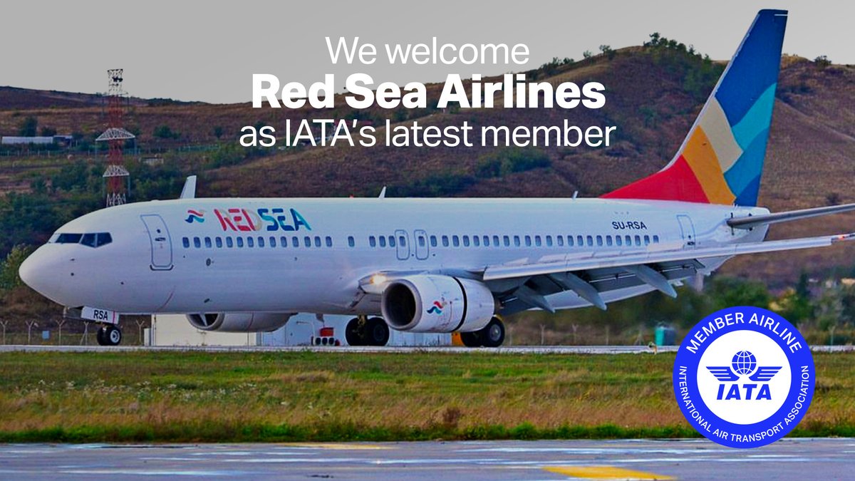 Congrats 👏 Red Sea Airlines on joining IATA's #airlinemembership!

Red Sea Airlines, one of Egypt’s newest carriers, launched operations in September 2022 & offers non-scheduled pax services within 🇪🇬 & across the region.

More on IATA membership 👇  
bit.ly/3PvcEEL