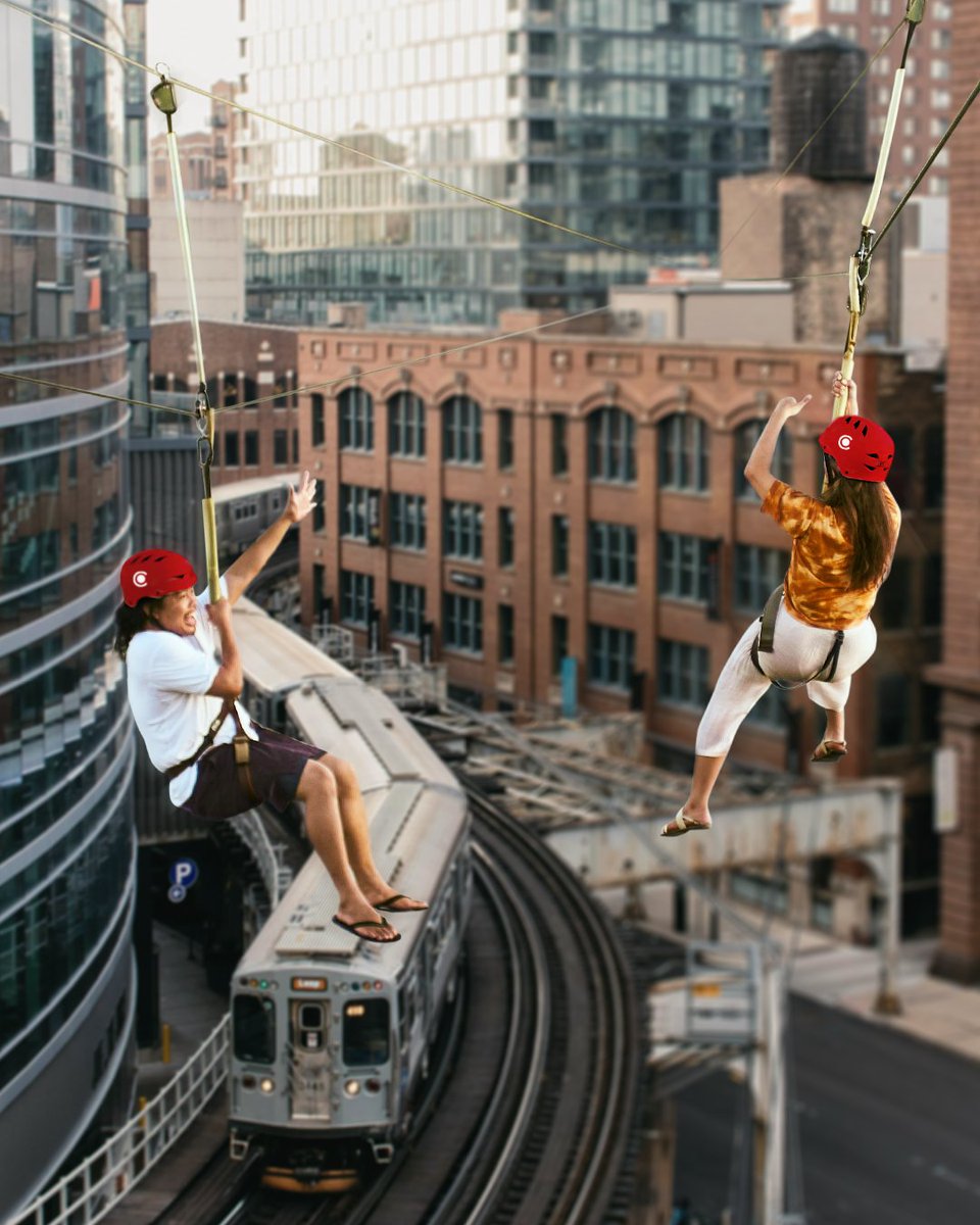 📷 NEW FOR 2024 📷 We're thrilled to unveil our latest tour, the Skyline Zipline: A Birds-Eye View of the City. Starting at the Willis Tower and ending at Millennium Park, you'll zipline through the city's iconic skyline, making stops at several garden rooftops along the way.