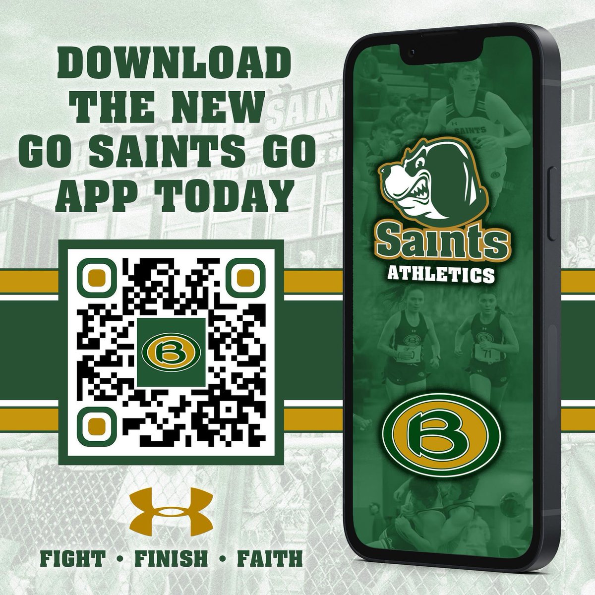 BIG NEWS: There’s a new way to follow your favorite Saints sports teams - the Go Saints Go app! Check rosters, scores, schedules and more on your smartphone - anytime and anywhere. Download it today by searching Briarcrest in the App Store.