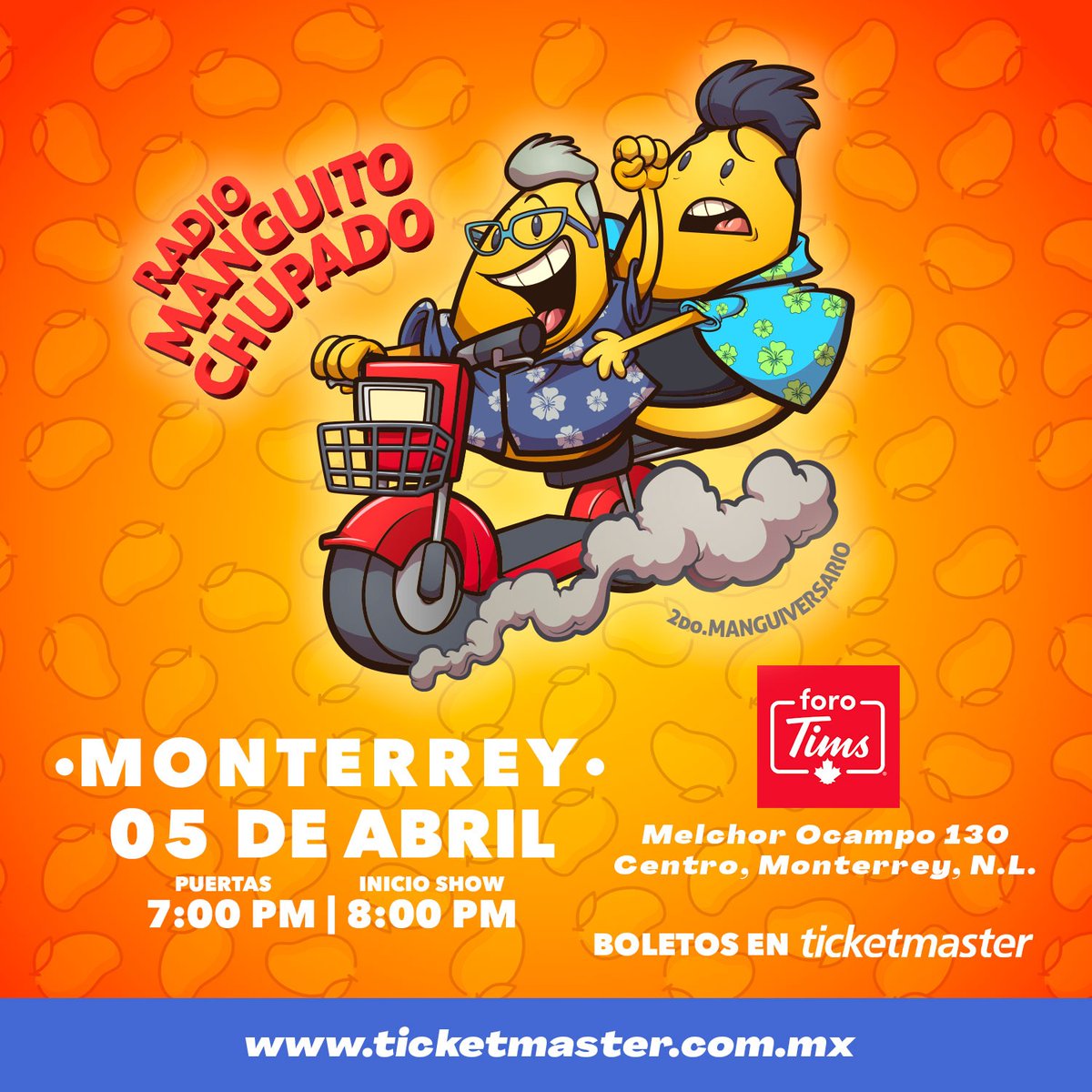Kikis (@soylakikis) on Twitter photo MONTERREY!!!
Nos vemos el viernes para el show de <a href="/RadioManguitoCH/">Radio Manguito Chupado</a> no mamen la emoción!!
ticketmaster.com.mx/event/3D006047… MONTERREY!!!
Nos vemos el viernes para el show de <a href="/RadioManguitoCH/">Radio Manguito Chupado</a> no mamen la emoción!!
ticketmaster.com.mx/event/3D006047…