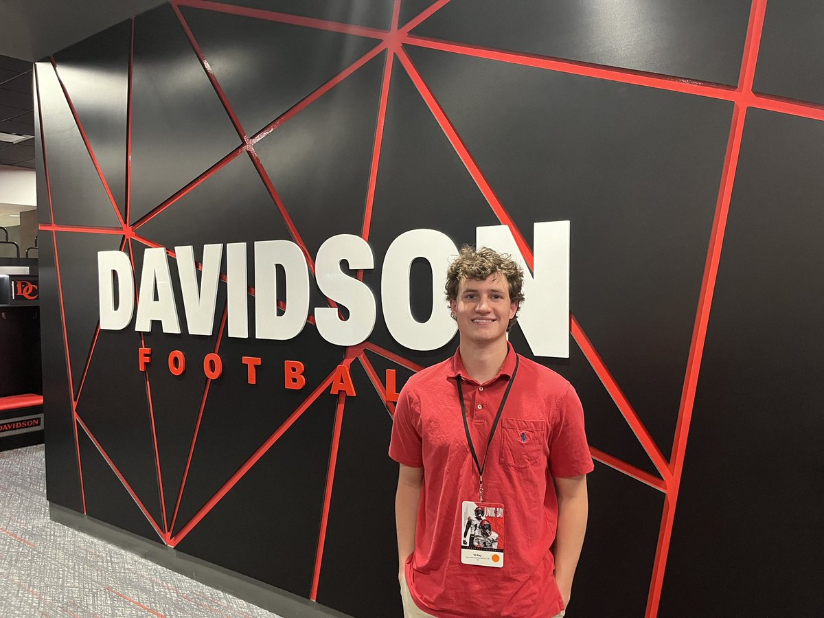 VJRay2025's tweet image. Had a great visit to @DavidsonFB for Junior Day on Saturday. Looking forward to being back on campus soon!
@DCFBrecruiting 
@coachjberlin 
@BrianBrown___ 
@CoachEly64 
@RecruitGeorgia