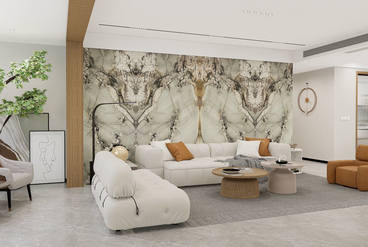 BlackTaurusInc's tweet photo. Transform your home with the mesmerizing hues of nature 🌿✨ Explore the beauty of Bottanic Crystal Quartzite and let your home radiate with vibrant earthy tones.

#quartzite #naturalstone #design #slab #stone #livingroom https://t.co/PYGU1fzXsJ