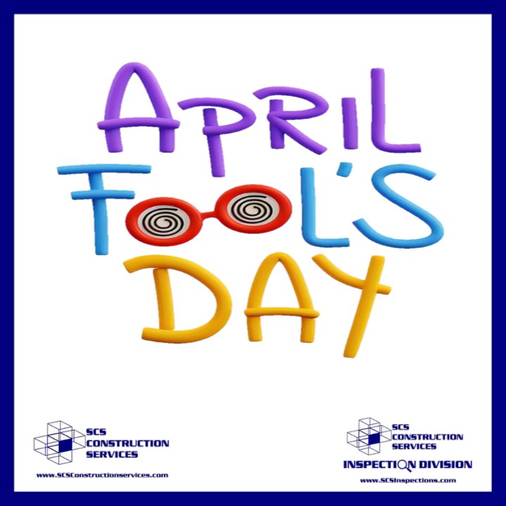 #AprilFoolsDay A day dedicated to jokes, pranks and laughter, April Fools' Day provides a much-needed break from the monotony of routine life and an opportunity to indulge in some fun with friends and loved ones. @scsconstruction