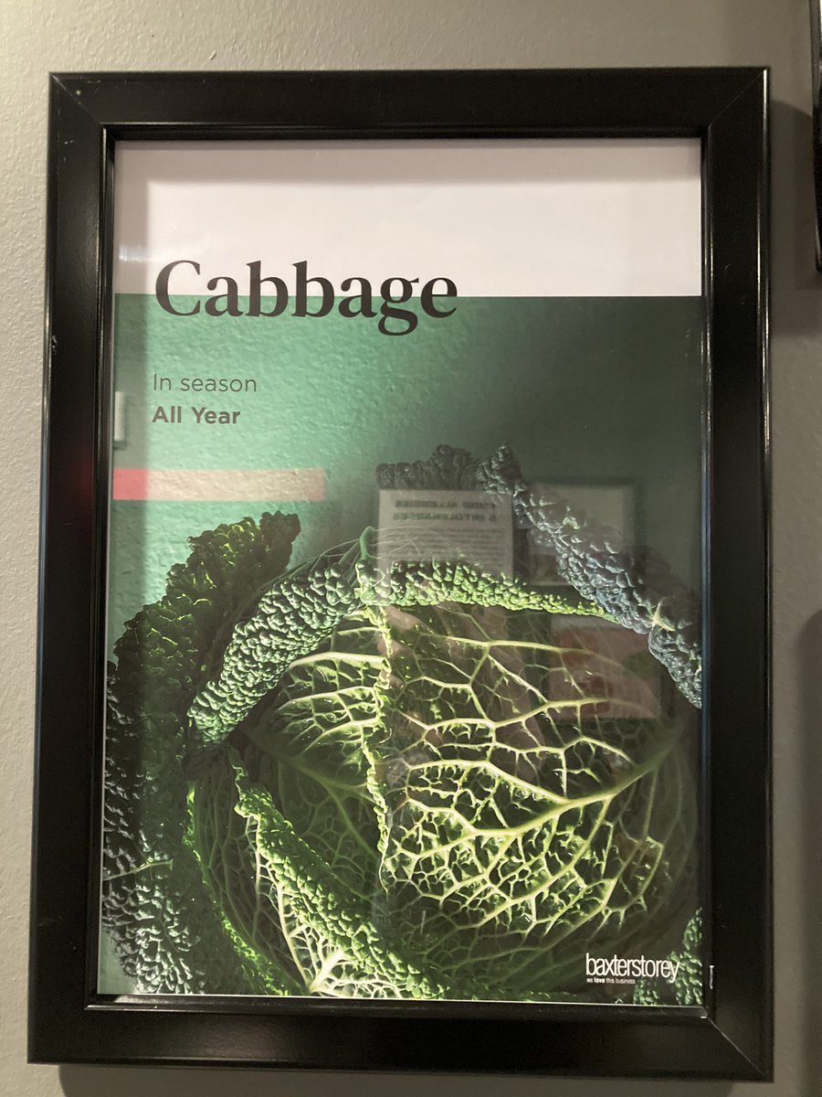 jamesthelangtry's tweet photo. The feast of Informative, Educational and above all Entertaining facts continues in the BBC canteen!
Makes me crave a cabbage this does 🥬
#facinating #Eastercabbage https://t.co/GMiTtngxoD