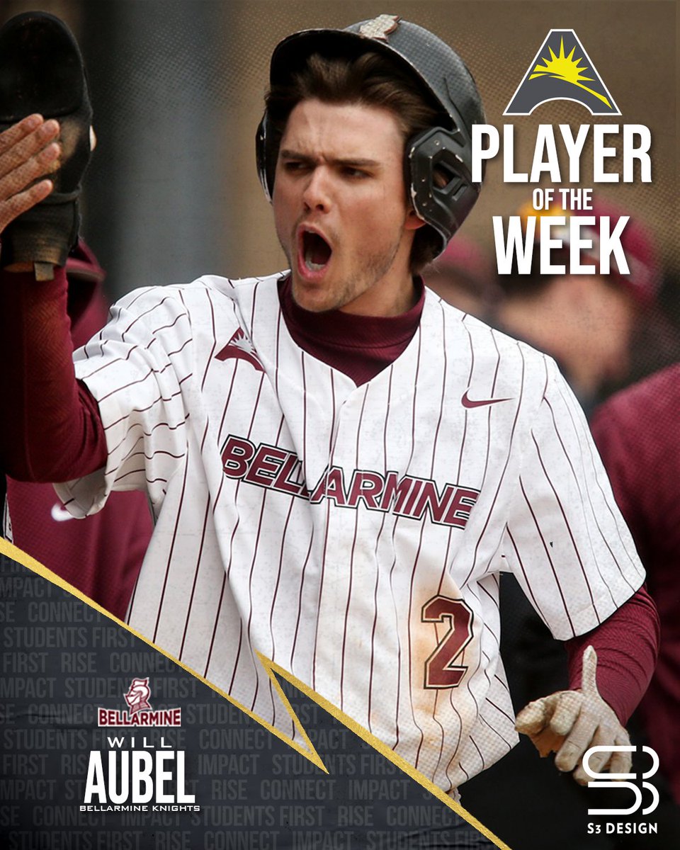 Give it up for the #ASUNBSB Player of the Week! 👏⚾️⬇️

⚫️Will Aubel, <a href="/BUKnightsBSB/">Bellarmine Baseball</a> 

📰 | asunsports.org/news/2024/3/28…

#ASUNBuilt | #SwordsUpBU ⚔️ | <a href="/BUKnights/">Bellarmine Athletics</a>