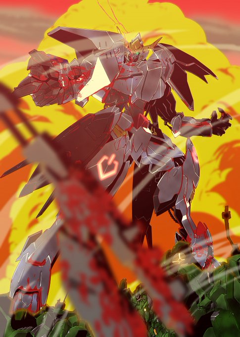 「glowing eyes mobile suit」 illustration images(Latest)｜2pages