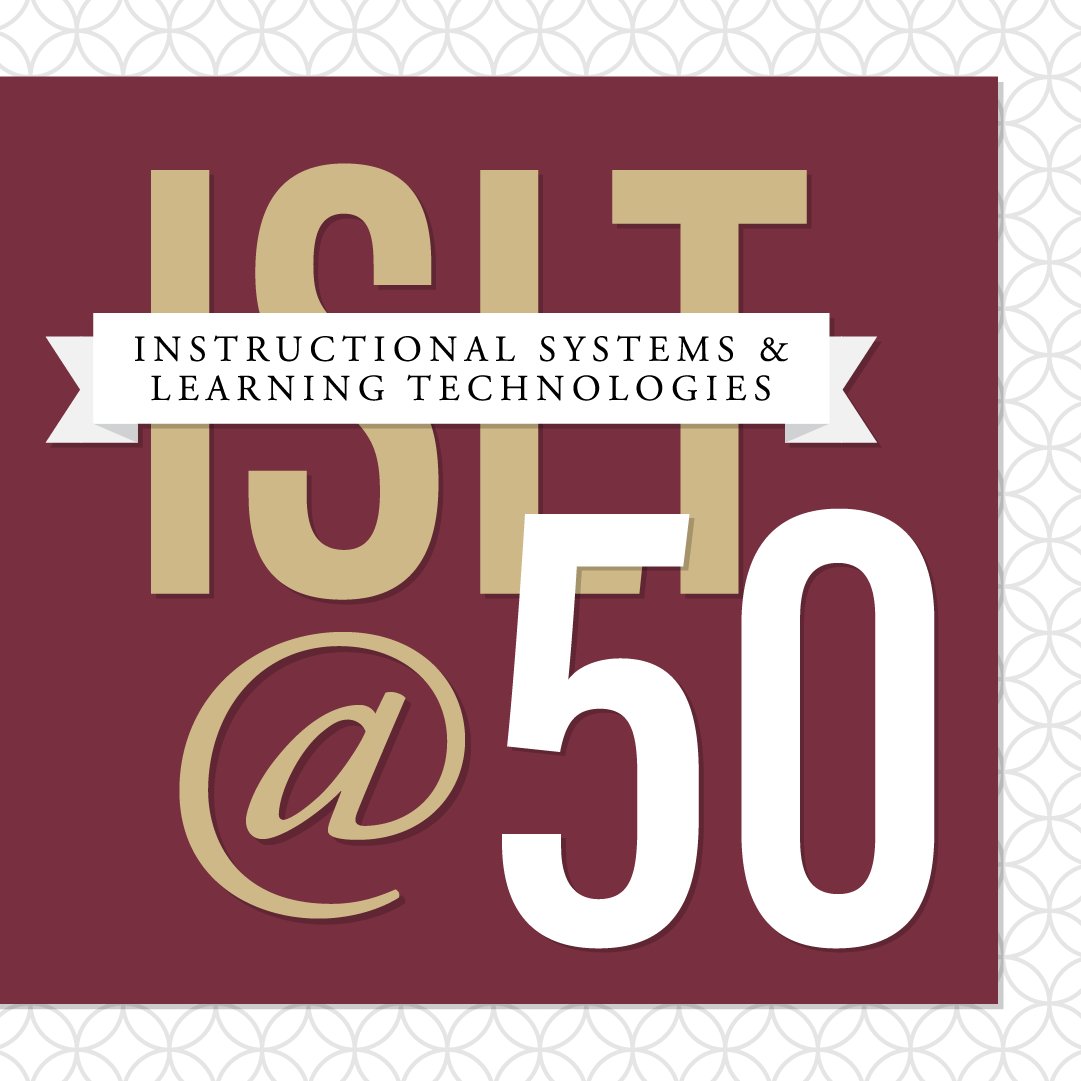 From April 3-5, join us in celebrating the 50th anniversary of the Instructional Systems and Learning Technologies program at Florida State University!🎉 For more information, please visit bit.ly/3TaE1Hn.