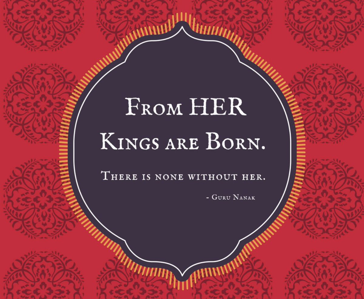 ZohrinM's tweet photo. Guru Nanak, founder of Sikhism, once said, “Why do we call women inferior, from HER Kings are born. There is none without her.”

Educators - amplify Sikh excellence, Sikh feminism, and Sikh contributions this April &amp; always.

Sikh (short letter i, not Seek)

#SikhHeritageMonth https://t.co/txe6GF037d