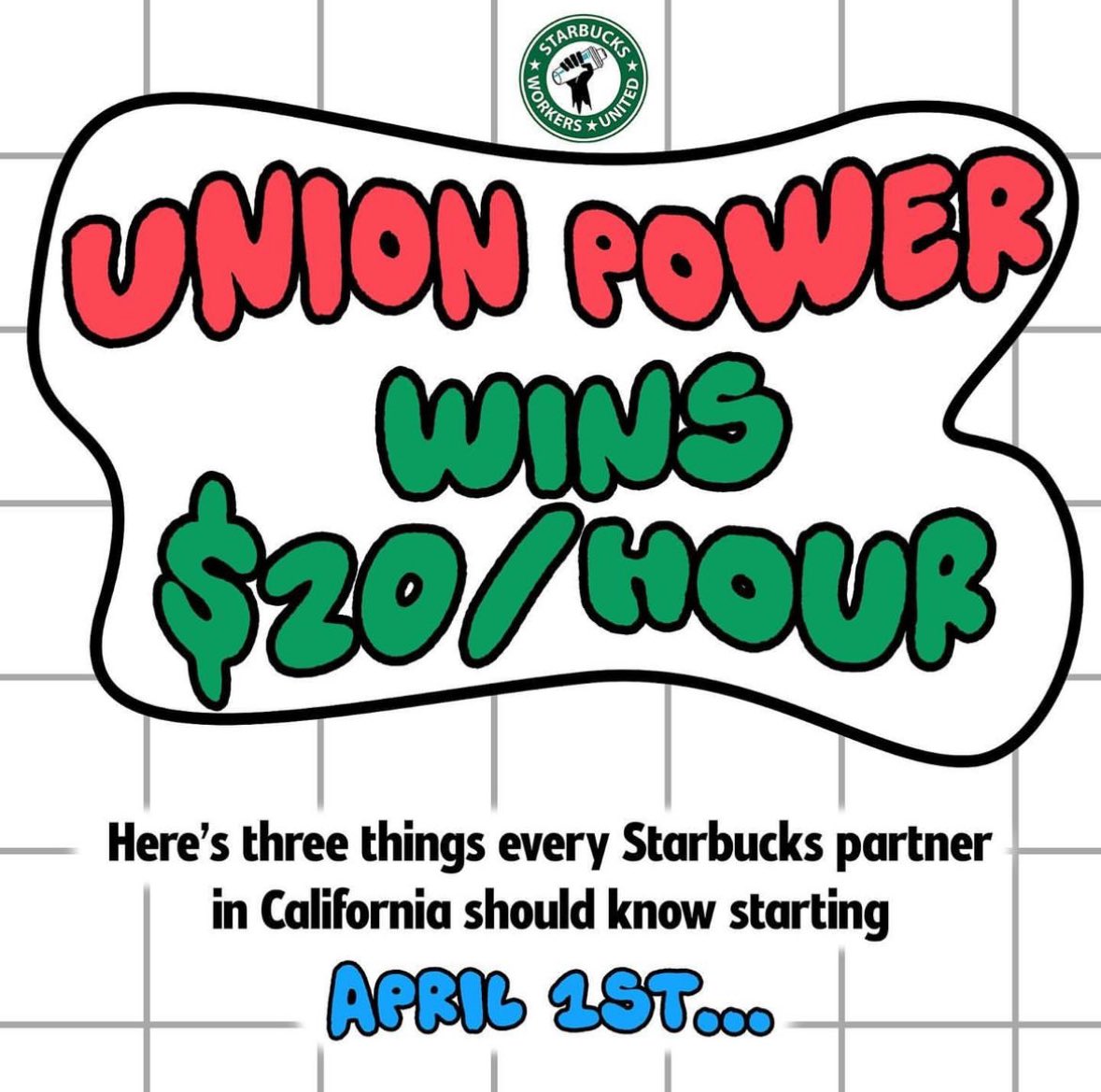And for those that say this is unrealistic, we just need to look across the Atlantic where @SBWorkersUnited have won $20 an hour for Baristas - which is almost £16 an hour!