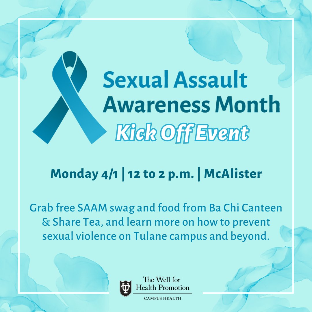 April is Sexual Assault Awareness Month (SAAM) to increase public understanding of sexual assault and educate on how to prevent it. April holds space for the attention, prevention efforts, and survivor support we hope to strengthen and expand throughout the year. #SAAM2024