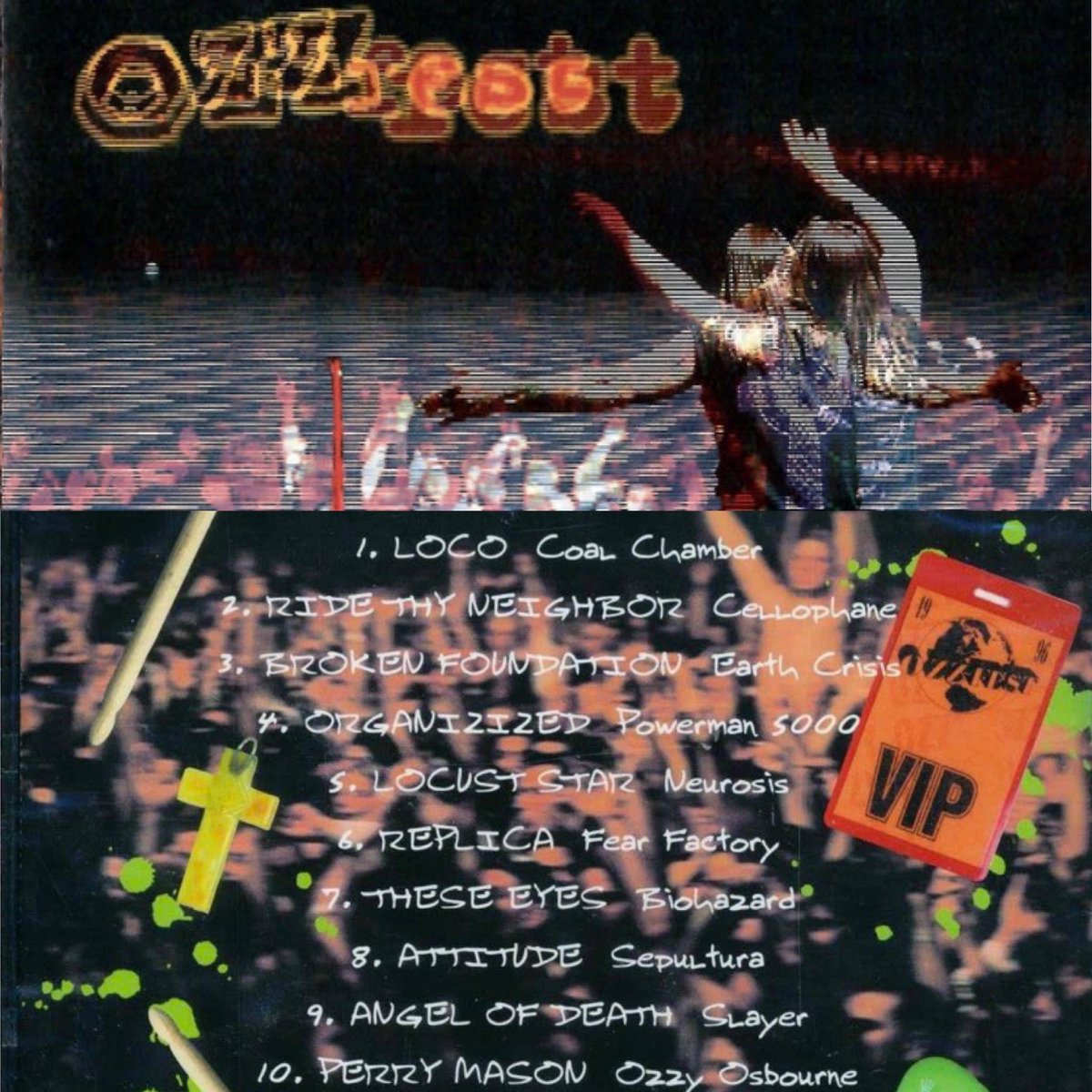 April 1997 The 1st #Ozzfest Live Album Was Released #Live #Festival #CD