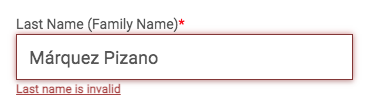 rmp033's tweet photo. 20% of the US speaks Spanish or is of hispanic heritage, yet websites still can't handle f-ing accent marks (or what they call "non-standard" characters) https://t.co/CKsFOset87