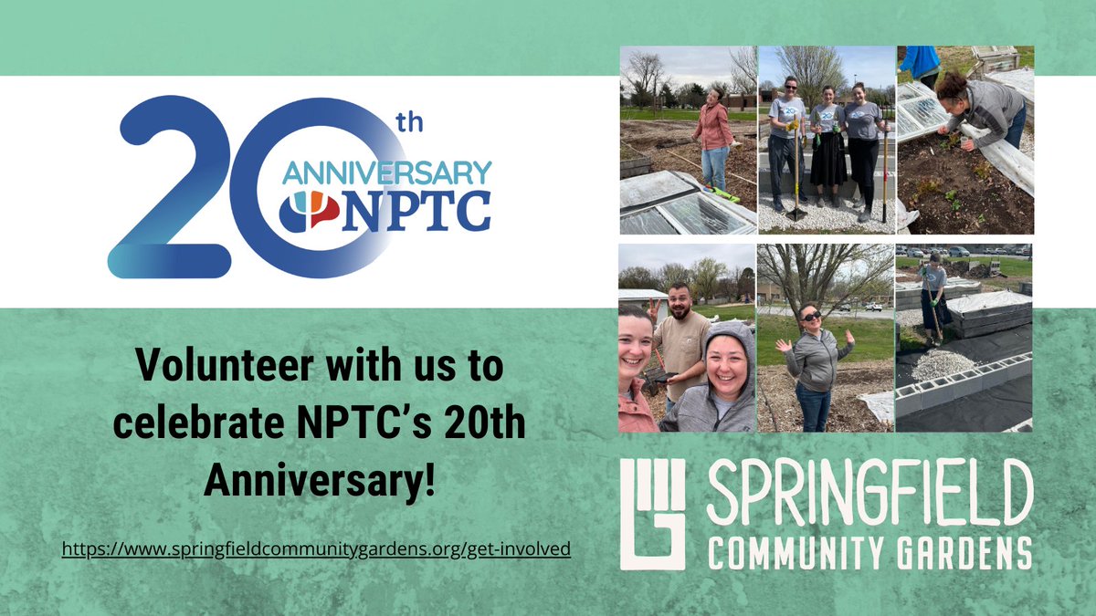 psychinterns's tweet photo. Our team had so much fun volunteering with Springfield Community Gardens over the last several weeks as part of our 20 Days of Service Campaign celebrating our 20th anniversary year. You can volunteer too! Go to https://t.co/EELBz5S51L to learn how! https://t.co/XEZxDty8kn