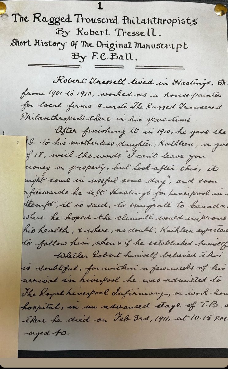 @fallon_donal The original manuscript of the book (1700 handwritten pages!) is held at @LdnMetSpecColl, home of the @TUC_Library and Archive of the Irish in Britain. Story behind it here: collections.londonmet.ac.uk/records/TUC/RT…