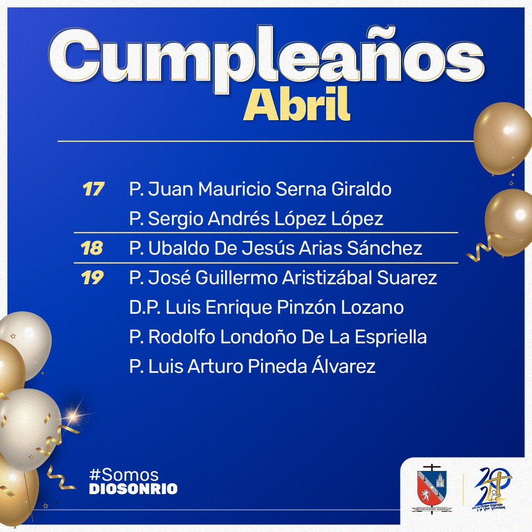 diosonriocol's tweet photo. En este día especial, celebramos con alegría y gratitud la vida de nuestro querido clero. Como familia diocesana, elevamos nuestras oraciones por ellos, deseando que continúen siendo ejemplos vivos de servicio y caridad en su sagrado ministerio. https://t.co/6xqmrEDHog