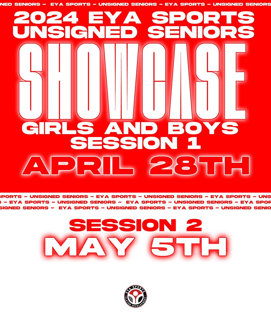 EyaHoops's tweet photo. #EYAHoopsReport 9th Annual Unsigned Senior showcase series.
🏀 Session 1 April 28th
🏀 Session 2 May 5th
📍 Jonesboro High School
Cost: $75 - 1 session / $125 - 2 sessions
College coaches & live stream media for coaches to attend online. https://t.co/9OLFEOZE2D