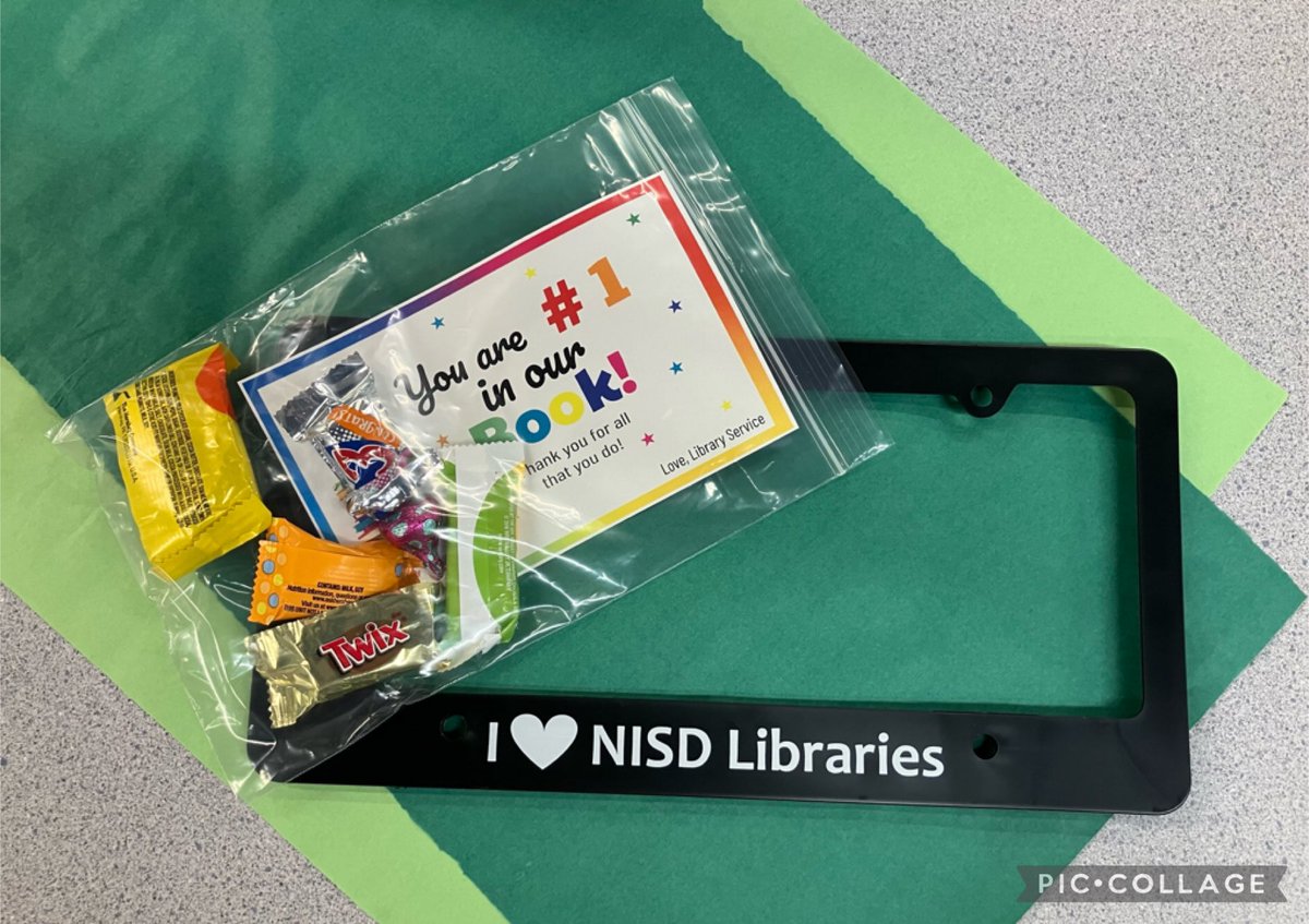 Thank you ⁦@NISDLib⁩ for always being so thoughtful❣️⁦@golibrary103⁩ ⁦@NISD⁩ #bestdepartmentever ⁦