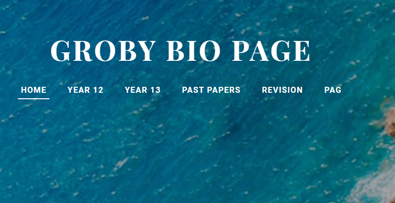 A-Level Biology teachers. This school site has hundreds of resources for the course. Use the dropdown menu 🙂grobybio.weebly.com