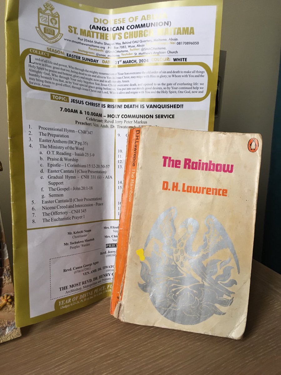 …. Curious, then, that I should choose DHLawrence’s The Rainbow as my Easter reading with its altogether more cynical and earthy view of Christian belief. Maybe I needed a counterbalance. Lawrence would have made a cracking wine writer, though..