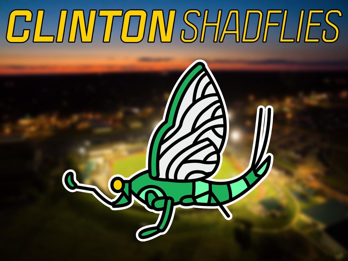 Exciting news, fans! 🎉 Get ready for a special season at NelsonCorp Field! Join us in saluting our winged friends as we become the Clinton Shadflies! Friday night games in 2024 will be Shadfly nights. Everyone's invited to this celebration! Say hello to the Clinton Shadflies! 🪰