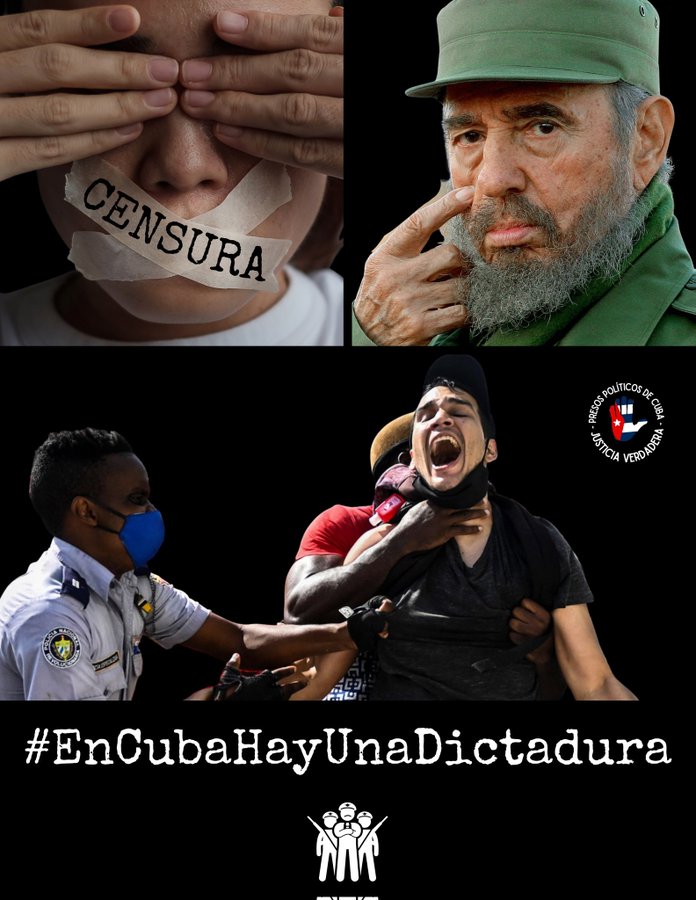 #Cuba 🇨🇺⛓️ 'Uno no establece una Dictadura para salvaguardar una Revolución; uno hace la Revolución para establecer la Dictadura' 
-George Orwell-
.
.
#EnCubaHayUnaDictadura 
#EnCubaHayPresosPoliticos 
#LibertadParaLosPresosPoliticos