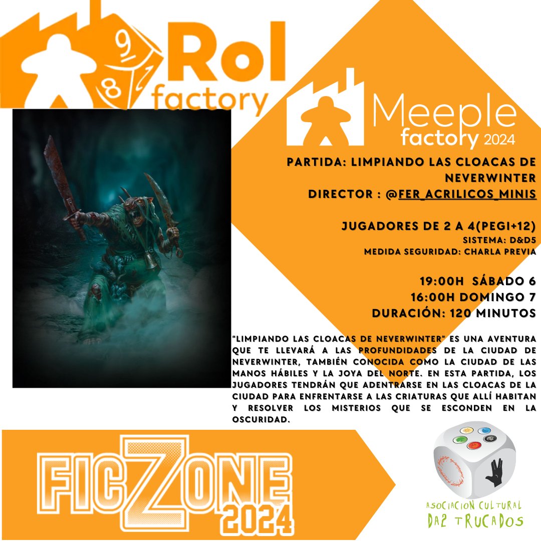 Da2trucados's tweet photo. Podrás encontrar nuestro Taller de Escenografía y Pintura en la @MeepleFactory en la zona Rol Factory durante el fin de semana. Además con partida de rol. @FicZone https://t.co/KsxqCD0xHx